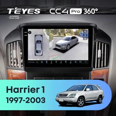 Штатная магнитола Teyes CC4 Pro 360 8/128 Lexus RX300 XU10 (1997-2003) F1
