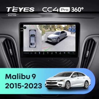 Штатная магнитола Teyes CC4 Pro 360 12/256 Chevrolet Malibu 9 (2015-2023) F1