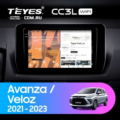Штатная магнитола Teyes CC3L WiFi 2/32 Toyota Avanza Veloz (2021-2023)