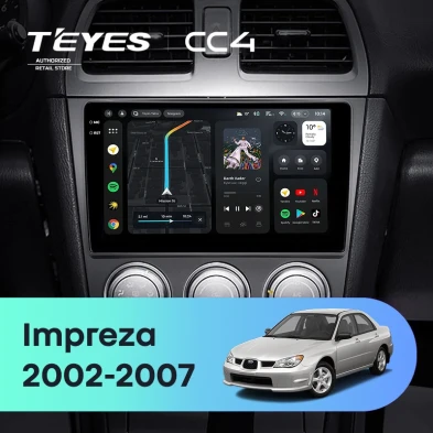 Штатная магнитола Teyes CC4 6/64 Subaru Impreza GD GG (2002-2007)