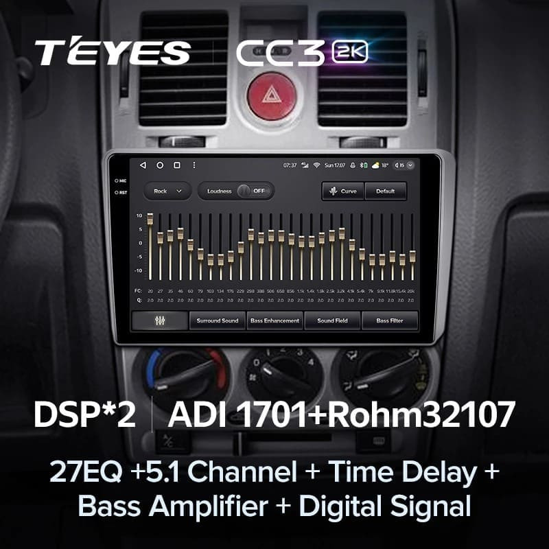 Штатная магнитола Teyes CC3 2K 6/128 Hyundai Getz 1 (2002-2011) F1