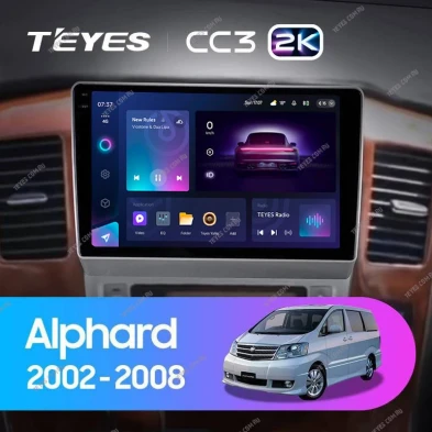 Штатная магнитола Teyes CC3 2K 360 6/128 Toyota Alphard 1 H10 (2005-2008) F2