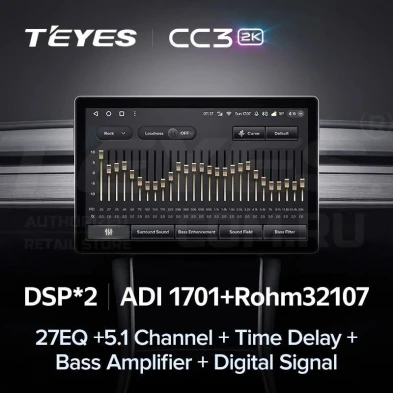 Штатная магнитола Teyes CC3 2K 6/128 Honda CR-V 4 RM RE (2011-2018) Тип-B (11") 10 inch