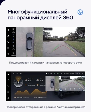 Штатная магнитола Teyes LUX ONE 360 6/128 Toyota Harrier 4 XU80 (2020-2022)