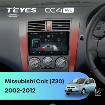 Штатная магнитола Teyes CC4 Pro 12/256 Mitsubishi Colt (Z30) (2002-2012) Правый руль