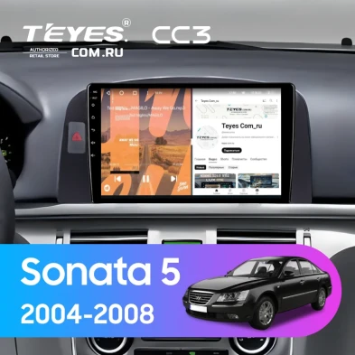 Штатная магнитола Teyes CC3 4/32 Hyundai Sonata 5 NF (2004-2008) F2