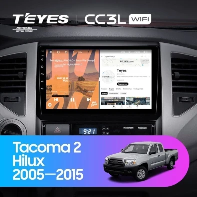 Штатная магнитола Teyes CC3L WiFi 2/32 Toyota Tacoma 2 (2005-2015)