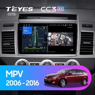 Штатная магнитола Teyes CC3 2K 360 6/128 Mazda MPV LY (2006-2016)