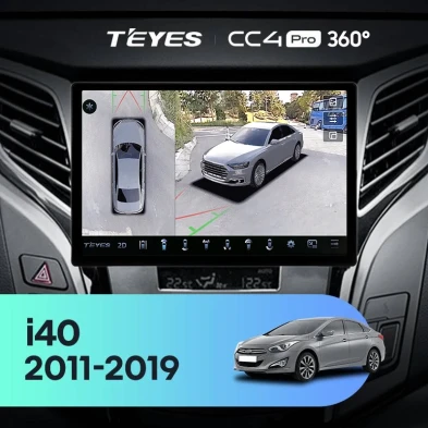 Штатная магнитола Teyes CC4 Pro 360 8/128 Hyundai i40 (2011-2019) (13")