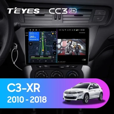 Штатная магнитола Teyes CC3 2K 4/32 Citroen C3-XR (2010-2018) F2