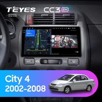 Штатная магнитола Teyes CC3 2K 6/128 Honda City 4 (2002-2008)