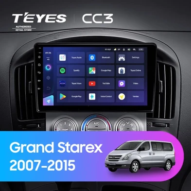 Штатная магнитола Teyes CC3 4/32 Hyundai Grand Starex (2007-2015) F1
