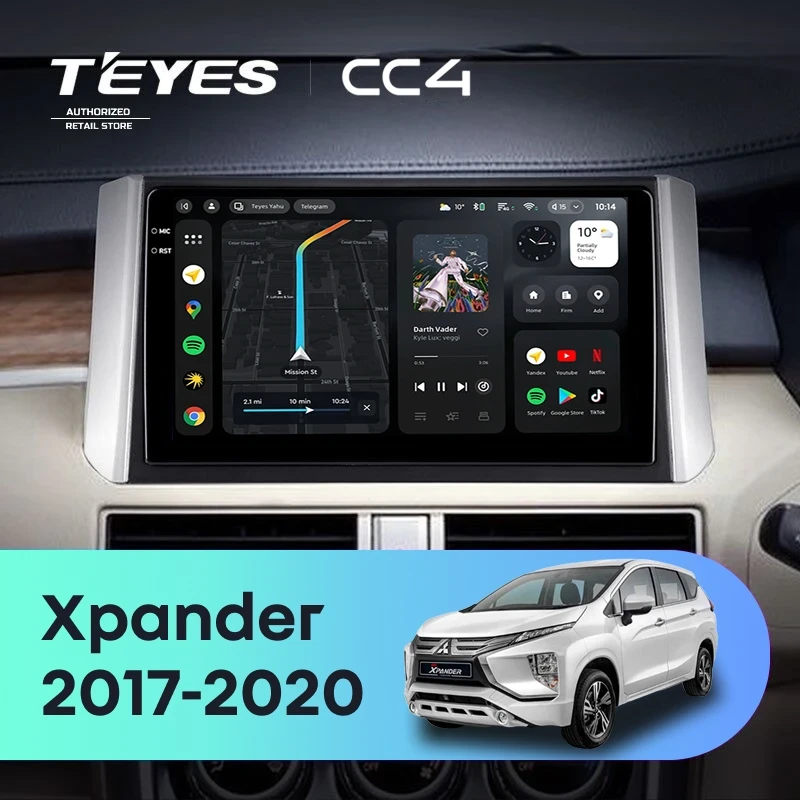Штатная магнитола Teyes CC4 8/128 Mitsubishi Xpander (2017-2020)