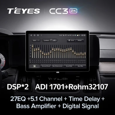 Штатная магнитола Teyes CC3 2K 6/128 Kia Sorento 4 MQ4 (2020-2024) (11")