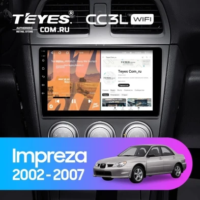 Штатная магнитола Teyes CC3L WiFi 2/32 Subaru Impreza GD GG (2002-2007)