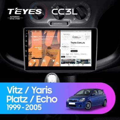Штатная магнитола Teyes CC3L 4/32 Toyota Echo (1999-2005) F1