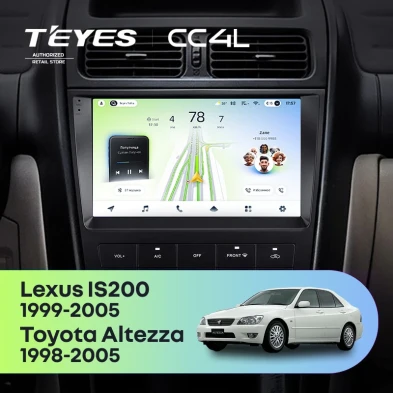 Штатная магнитола Teyes CC4L 6/64 Lexus IS200 XE10 (1999-2005)