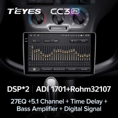 Штатная магнитола Teyes CC3 2K 6/128 Toyota Echo (1999-2005) F1