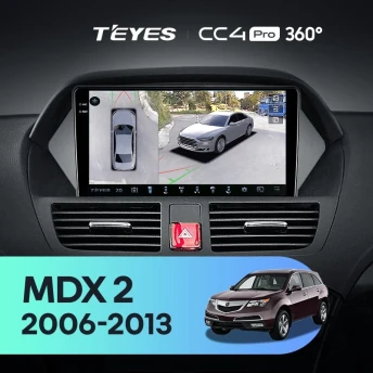 Штатная магнитола Teyes CC4 Pro 360 12/256 Acura MDX YD2 (2006-2013)