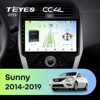 Штатная магнитола Teyes CC4L 6/64 Nissan Sunny (2014-2019) F1