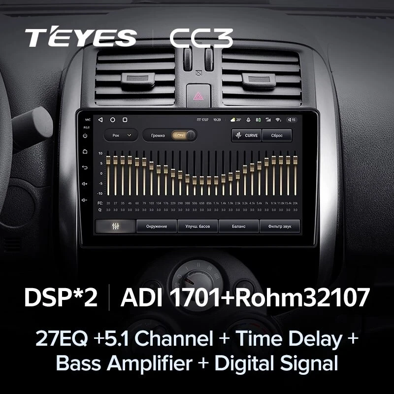 Штатная магнитола Teyes CC3 4/32 Nissan Sunny Versa C17 (2012-2014)