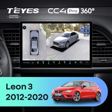 Штатная магнитола Teyes CC4 Pro 360 8/128 Seat Leon 3 (2012-2020) F3 (11")