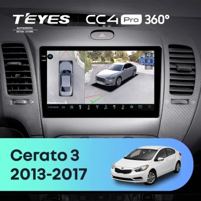 Штатная магнитола Teyes CC4 Pro 360 8/128 Kia Forte 2 (2013-2018) F3