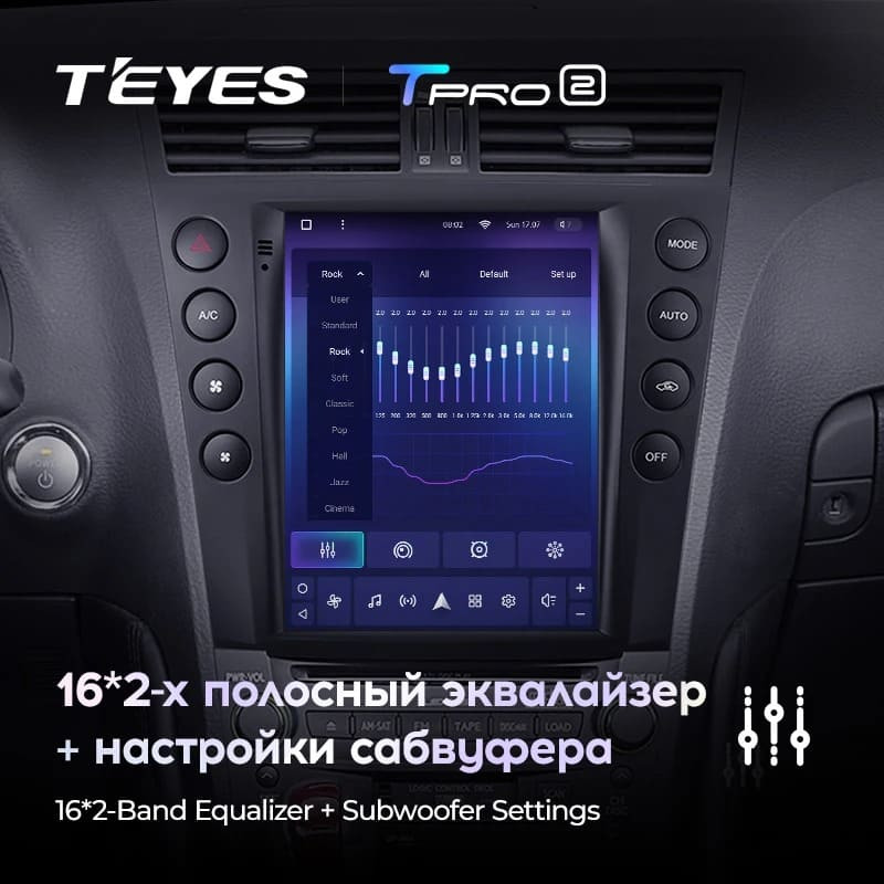 Штатная магнитола Tesla style Teyes TPRO 2 3/32 Lexus GS300 S190 GS350 GS400 GS430 GS450h GS460 GS 300 III 3 350 400 430 450h 460 (2004-2011)