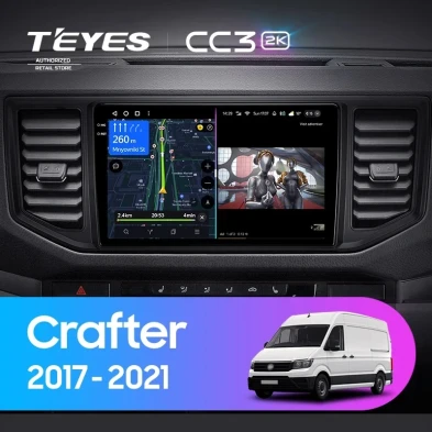 Штатная магнитола Teyes CC3 2K 360 6/128 Volkswagen Crafter (2017-2021)