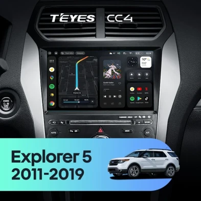 Штатная магнитола Teyes CC4 8/128 Ford Explorer 5 (2011-2019) Тип-B