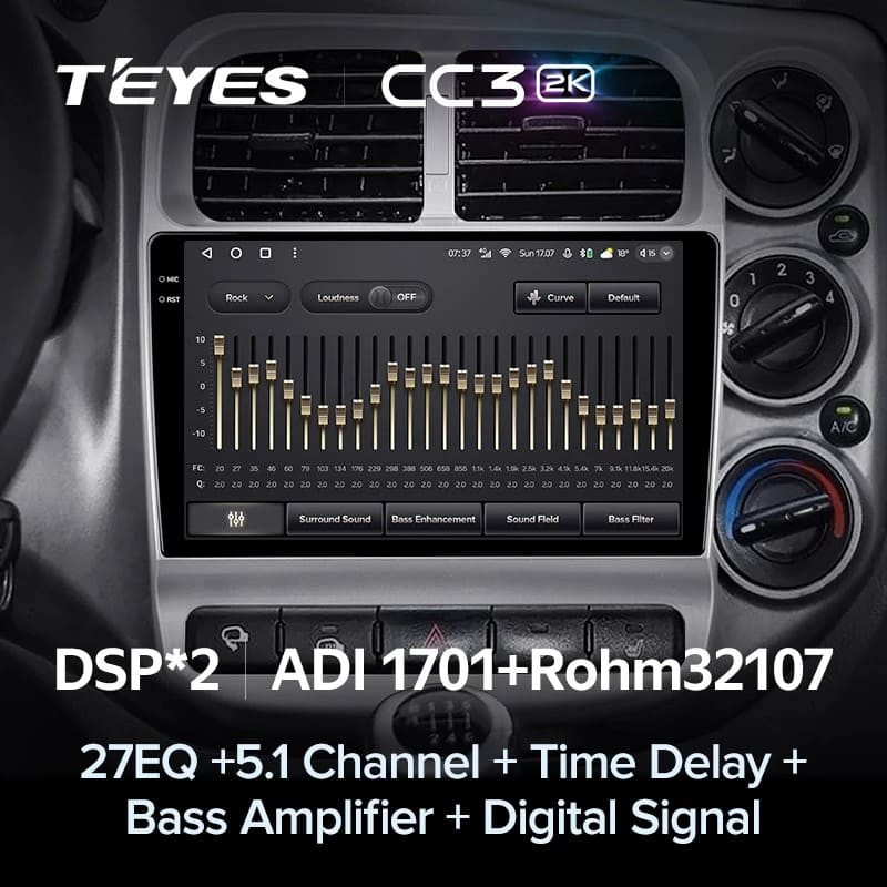 Штатная магнитола Teyes CC3 2K 6/128 Kia Bongo 4 (2004-2012)