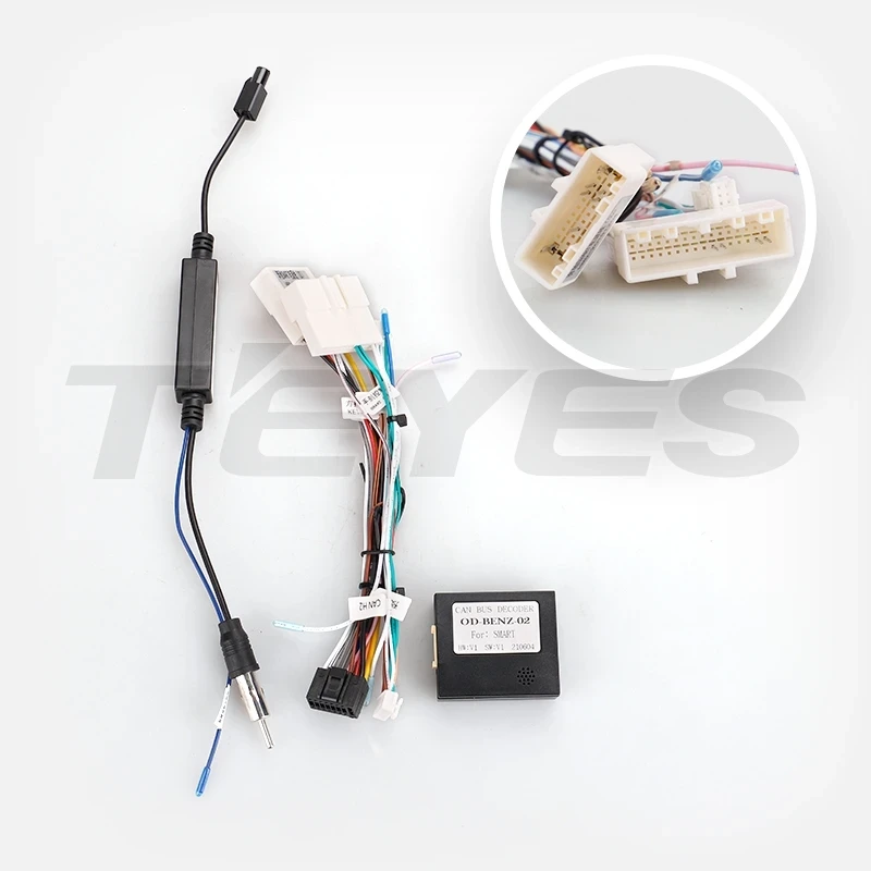 Переходная рамка Mercedes-Benz Smart Fortwo 3 C453 A453 W453 (2014-2020) (9")