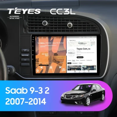 Штатная магнитола Teyes CC3L 4/64 Saab 9-3 2 (2007-2014)