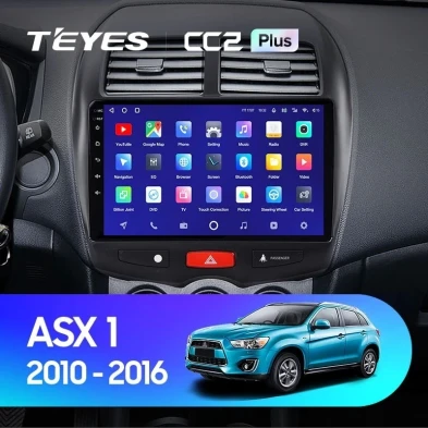 Штатная магнитола Teyes CC2 Plus 4/64 Mitsubishi ASX 1 (2010-2016) Тип-A