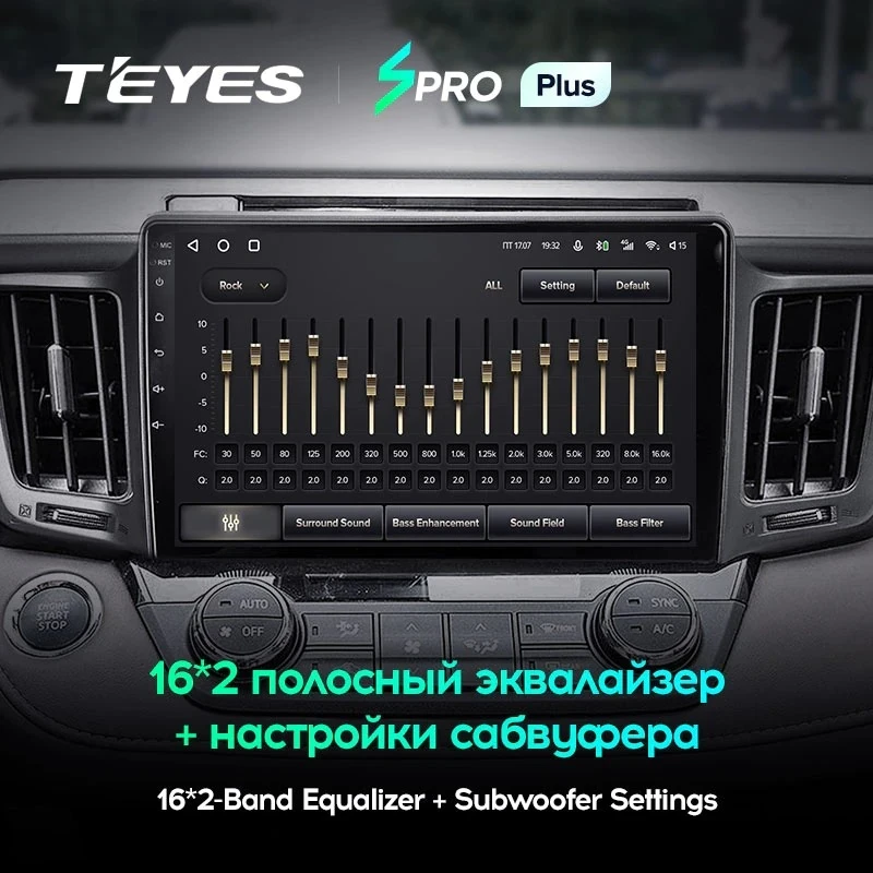 Штатная магнитола Teyes SPRO Plus 6/128 Toyota RAV4 (2012-2018)