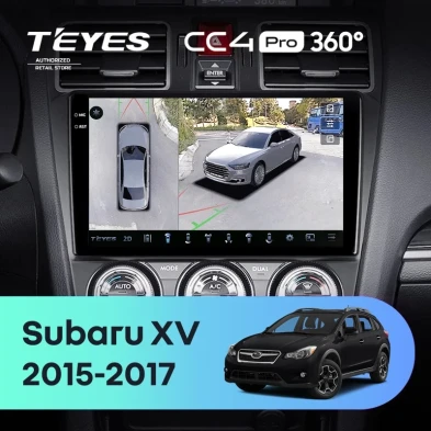 Штатная магнитола Teyes CC4 Pro 360 8/128 Subaru XV (2015-2017) F1