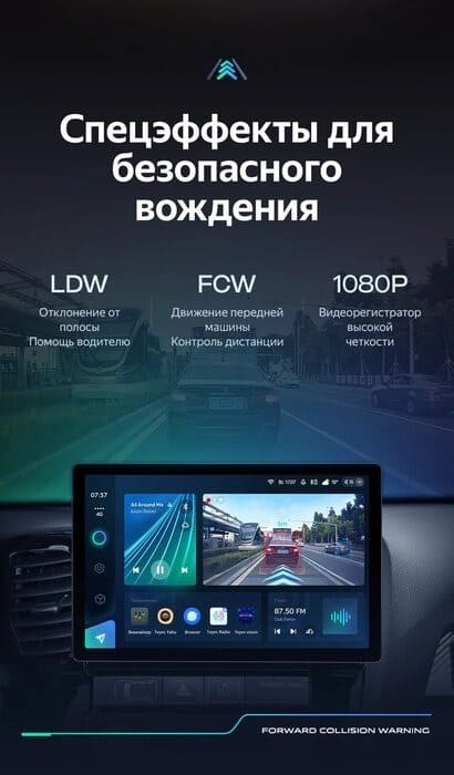 Штатная магнитола Teyes CC3 2K 4/32 Mitsubishi Outlander 3 GF0W GG0W (2012-2018) Тип-A (13")