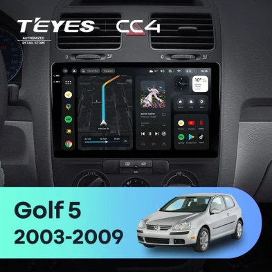 Штатная магнитола Teyes CC4 6/64 Volkswagen Golf 5 (2003-2009) F2