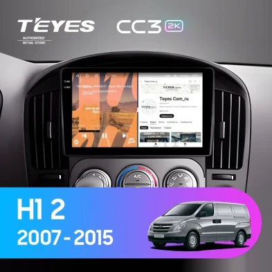 Штатная магнитола Teyes CC3 2K 6/128 Hyundai H1 TQ (2007-2015) F3