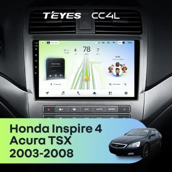Штатная магнитола Teyes CC4L 6/64 Honda inspire 4 (2003-2007)