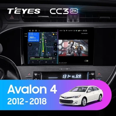 Штатная магнитола Teyes CC3 2K 6/128 Toyota Avalon IV XX40 (2012-2018)