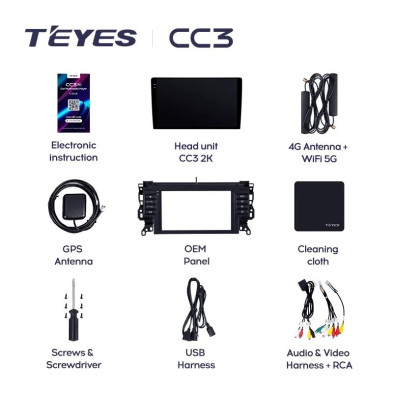Штатная магнитола Teyes CC3L 4/64 Land Rover Discovery Sport (2014-2019)