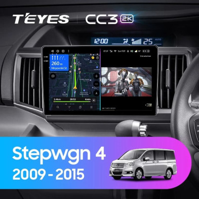Штатная магнитола Teyes CC3 2K 6/128 Honda Stepwgn 4 (2009-2015) Правый руль