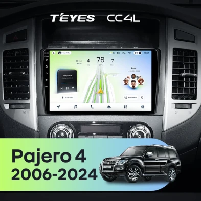 Штатная магнитола Teyes CC4L 6/64 Mitsubishi Pajero 4 V80 V90 (2006-2024)
