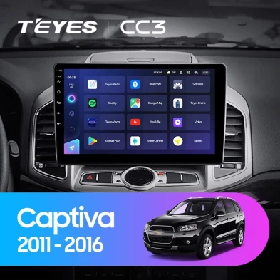 Штатная магнитола Teyes CC3 4/32 Chevrolet Captiva 1 (2011-2016) F2