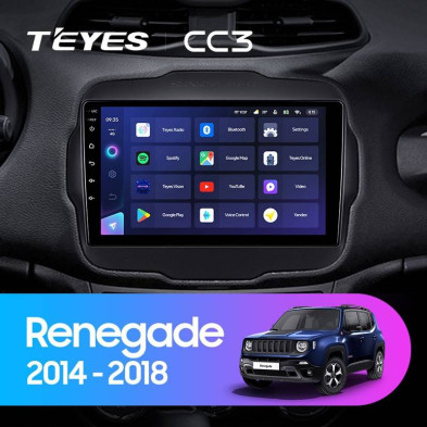 Штатная магнитола Teyes CC3 4/32 Jeep Renegade (2014-2018)