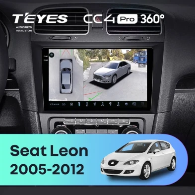 Штатная магнитола Teyes CC4 Pro 360 8/128 Seat Leon (2005-2012)