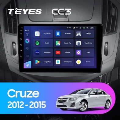 Штатная магнитола Teyes CC3 4/32 Chevrolet Cruze J300 J308 (2012-2015) F1