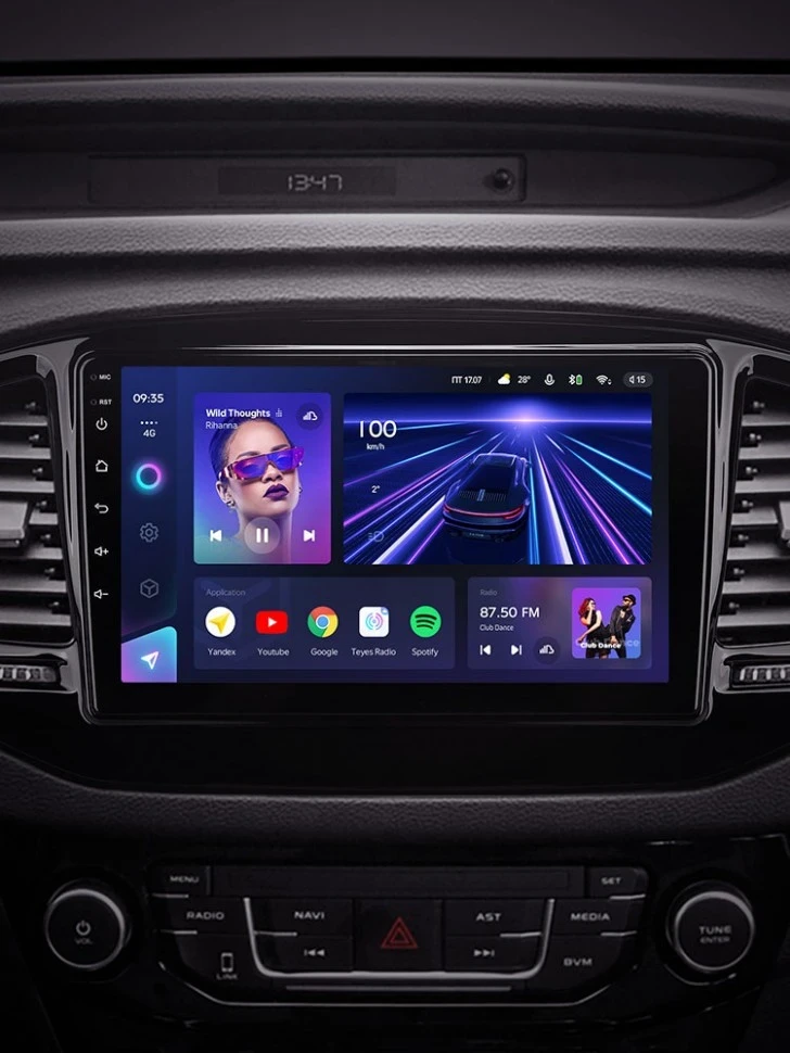 Штатная магнитола Teyes CC3 4/64 Geely Emgrand X7 (2014-2020)